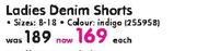 Legend Ladies Denim Shorts-Each