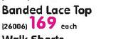 Legend Banded Lace Top-Each