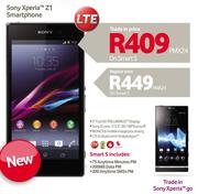 Sony Xperia Z1 Smartphone-On Smart s