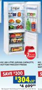 KIC 309L(Gross Capacity) Bottom Freezer Fridge