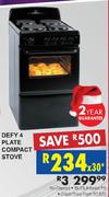 Defy 4 Plate Compact Stove