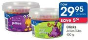 Clicks Jellies Tubs-400Gm Per Pack