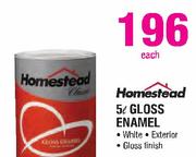 Homestead 5Ltr Gloss Enamel-Each