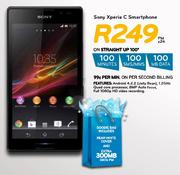 Sony Xperia C Smartphone-On Straight Up 100 