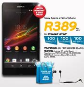 Sony Xperia Z Smartphone-On Straight Up 100 