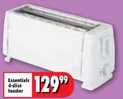 Essentials 4-Slice Toaster