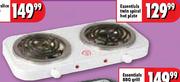 Essentials Twin Spiral Hot Plate
