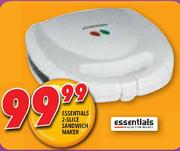 Essentials 2-Slice Sandwich Maker