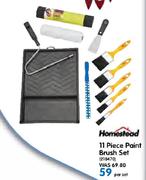 Homestead 11 Piece Paint Brush Set