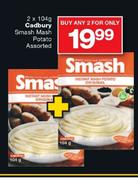 Cadbury Smash Mash Potato Assorted-2x104g