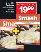 Cadbury Smash Mash Potato Assorted-2x104g