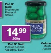 Pot O' Gold Pickled Onions-200g
