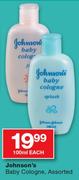 Johnson's Baby Cologne Assorted- 100ml Each
