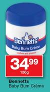 Bennetts Baby Bum Creme- 150g