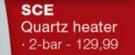 SCE 2 Bar Quartz Heater