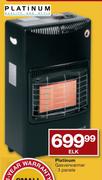 Platinum 3 Panele Gasverwarmer