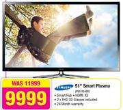 Samsung 51" Smart Plasma TV(PS51F5500)