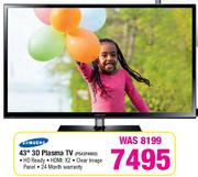 Samsung 43" 3D Plasma TV(PS43F4900)