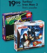 Turtles/Iron Man 3 Basic Puzzles-Each