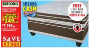 Restonic Regency Deluxe Queen Base Set