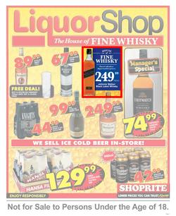 Shoprite Gauteng : Liquor Shop (22 Aug - 8 Sep 2013), page 1