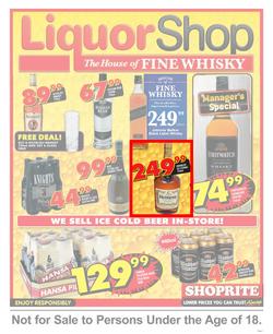 Shoprite Gauteng : Liquor Shop (22 Aug - 8 Sep 2013), page 1