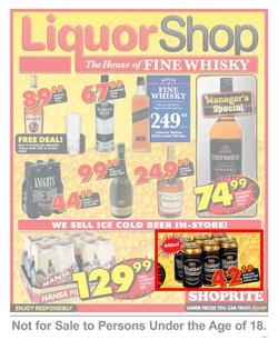 Shoprite Gauteng : Liquor Shop (22 Aug - 8 Sep 2013), page 1