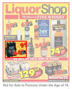 Shoprite Gauteng : Liquor Shop (22 Aug - 8 Sep 2013), page 1