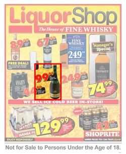 Shoprite Gauteng : Liquor Shop (22 Aug - 8 Sep 2013), page 1