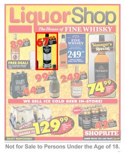 Shoprite Gauteng : Liquor Shop (22 Aug - 8 Sep 2013), page 1