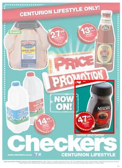 Checkers Centurion Lifestyle : Price Promotion (22 Aug - 8 Sep 2013), page 1