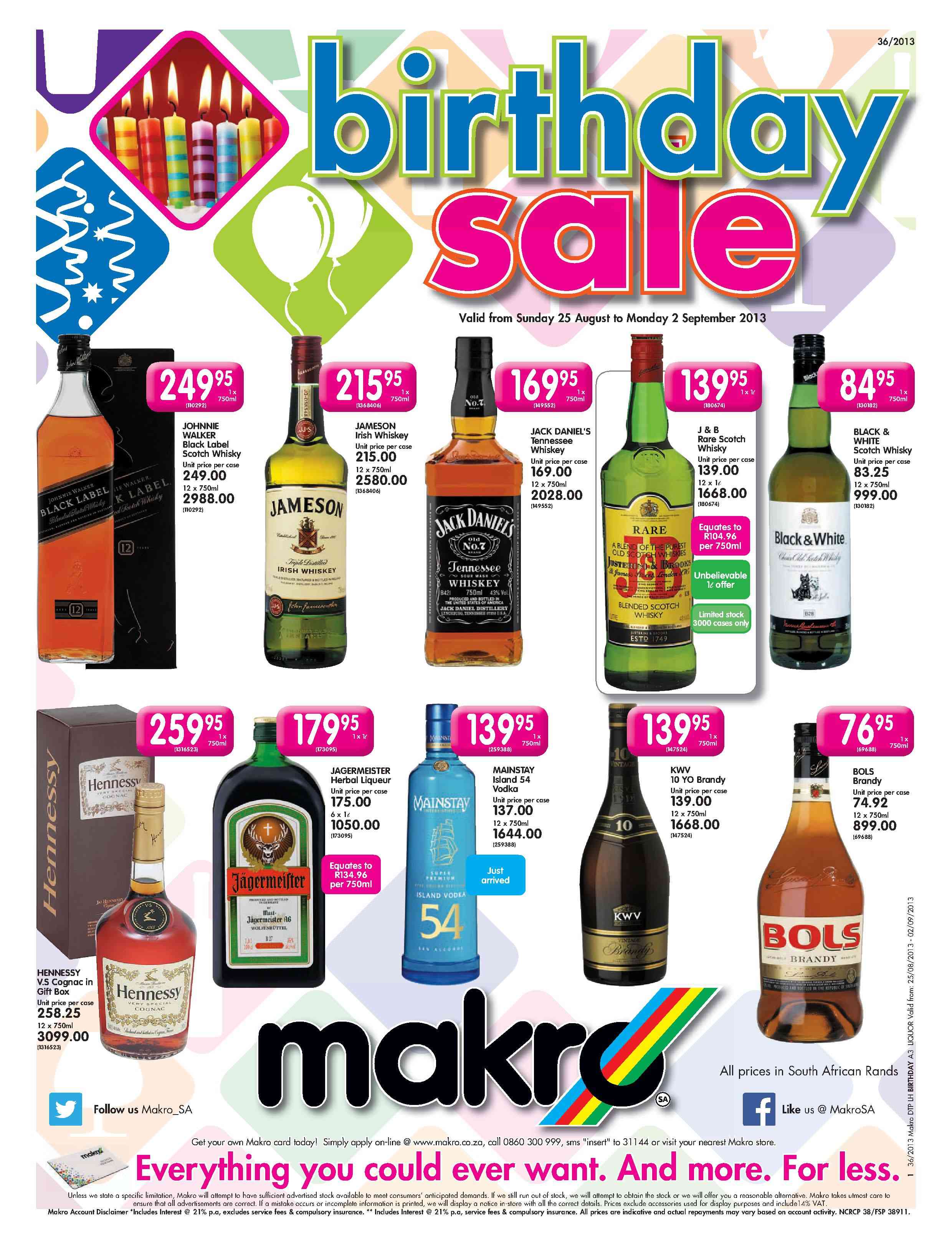 Special Mainstay Island 54 Vodka12x750ml — www.guzzle.co.za