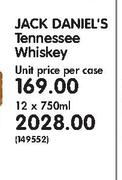 Jack Daniel's Tennessee Whisky-12x750ml