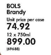 BOLS Brandy-12x750ml
