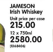 Jameson Irish Whisky-12x750ml