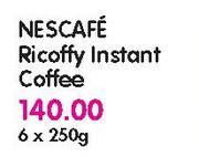 Nescafe Ricoffy Instant Coffee-6x250gm