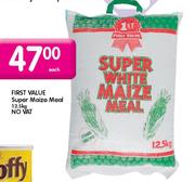 First value Super maize Meal-12.5kg Each