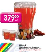 Buddeez 13.25Ltr Beverage Dispenser-Each