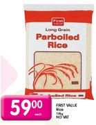 First value Rice-10kg Each