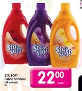Sta Soft Fabric Conditioner(All Variants)-2Ltr Each