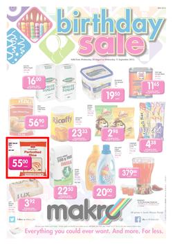 Makro Bloemfontein : Food (28 Aug - 11 Sep 2013), page 1