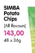 Simba Potato Chips-48x36g