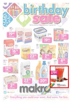 Makro Cape Town : Food (28 Aug - 11 Sep 2013), page 1
