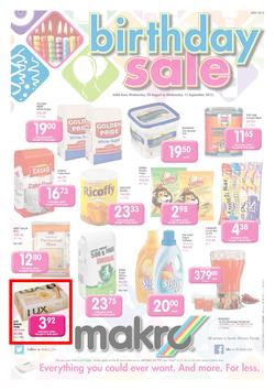 Makro Cape Town : Food (28 Aug - 11 Sep 2013), page 1