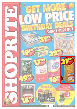 Shoprite Eastern Cape : Get More Low Price Birthday Deals (26 Aug - 8 Sep 2013), page 1