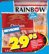 Farmer's Choice/Rainbow Bevrore Gemengde Hoenderporsies-1.8kg Elk