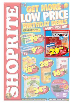 Shoprite Western Cape : Get More Low Price Birthday Deals (26 Aug - 8 Sep 2013), page 1