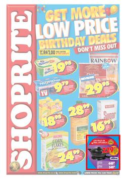 Shoprite Western Cape : Get More Low Price Birthday Deals (26 Aug - 8 Sep 2013), page 1