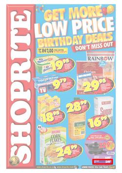 Shoprite Western Cape : Get More Low Price Birthday Deals (26 Aug - 8 Sep 2013), page 1