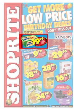 Shoprite Western Cape : Get More Low Price Birthday Deals (26 Aug - 8 Sep 2013), page 1